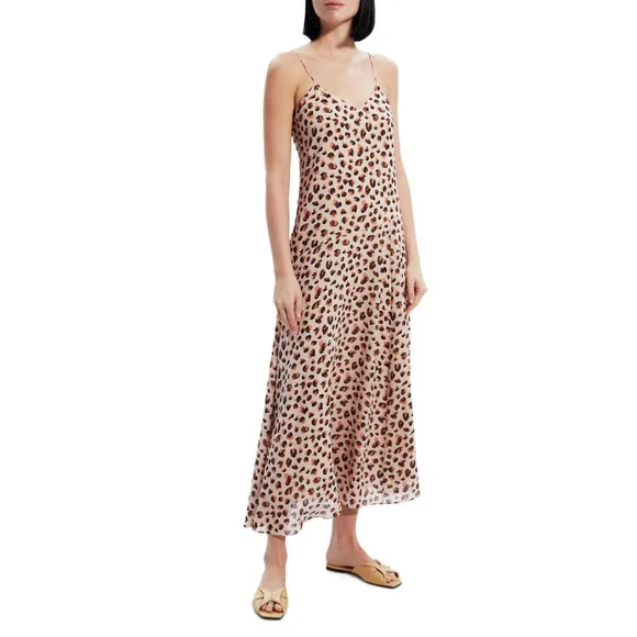 Theory silk maxi dress cheap